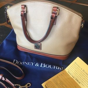 Dooney & Bourke Pebble Darcy Satchel &Original Bag